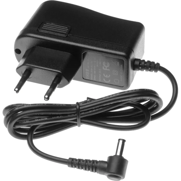 vhbw AC Netzteil passend für Casio C700, KL-100, KL-1500, KL-200E, KL-7000, KL-7200, KL-750, KL-780, KL-820 Beschriftungsgerät, DC 9.5V, 1.2A
