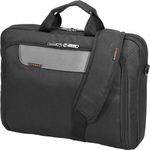 Everki Advance Laptoptasche für Notebooks bis 17,3 Zoll (43,9 cm) mit Zubehör-Fach, kontrastreichem Innenfutter und Trolley-Lasche, Schwarz