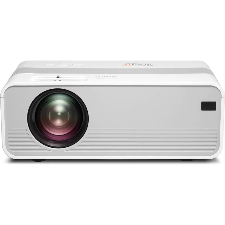 Technaxx TX-127 Mini-Beamer, LCD, WXGA (1280 x 720), Kontrast 1000:1, 2000 ANSI-Lumen, Bildverhältnis 16:9, weiß/grau – Bild 3