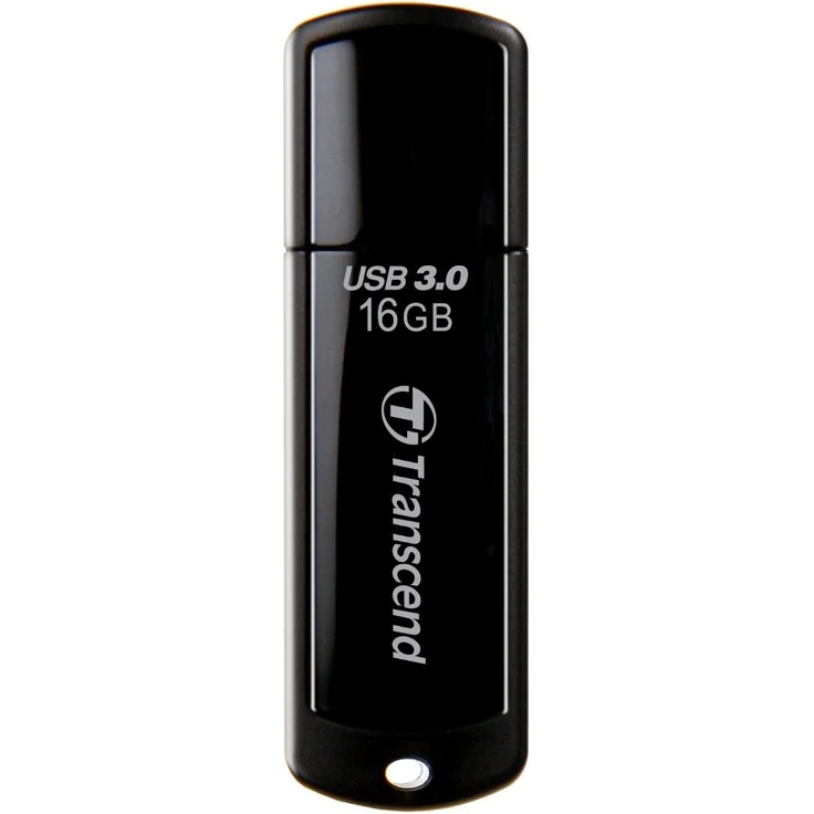 Transcend TS16GJF700 16GB JetFlash 700 USB 3.1 Gen 1 USB Stick, Schwarz – Bild 1