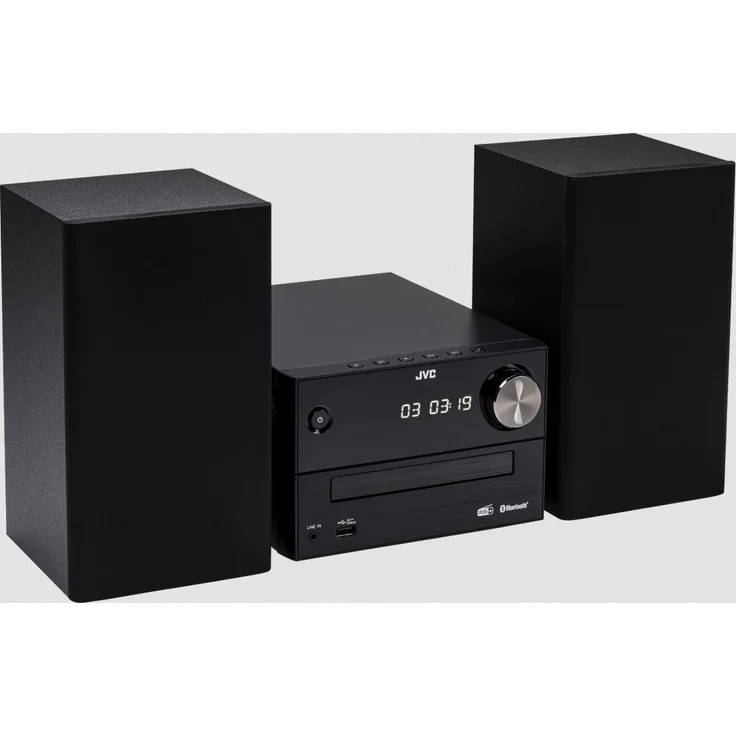 JVC UX-C25DAB Home-Audio-Minisystem mit CD-Player, UKW, DAB, DAB+ und Audio-Streaming Schwarz – Bild 2