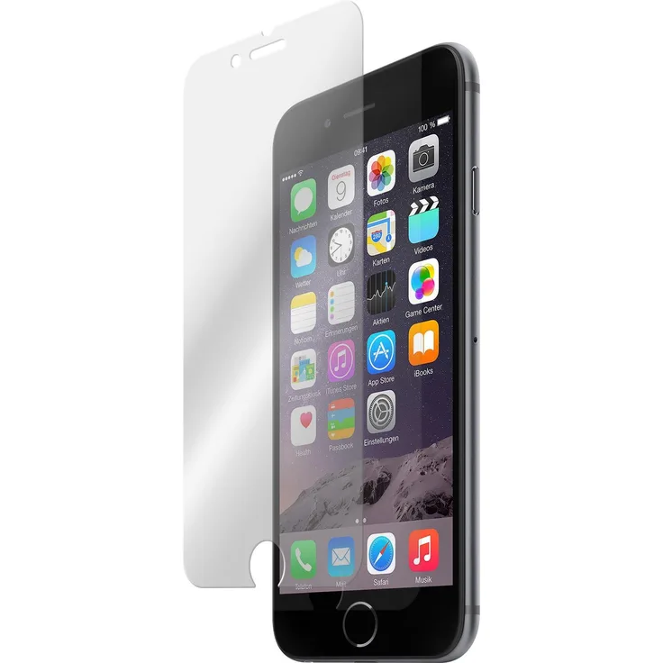 2 x Glas-Folie matt für Apple iPhone 6s / 6 PhoneNatic Panzerglas für iPhone 6s / 6