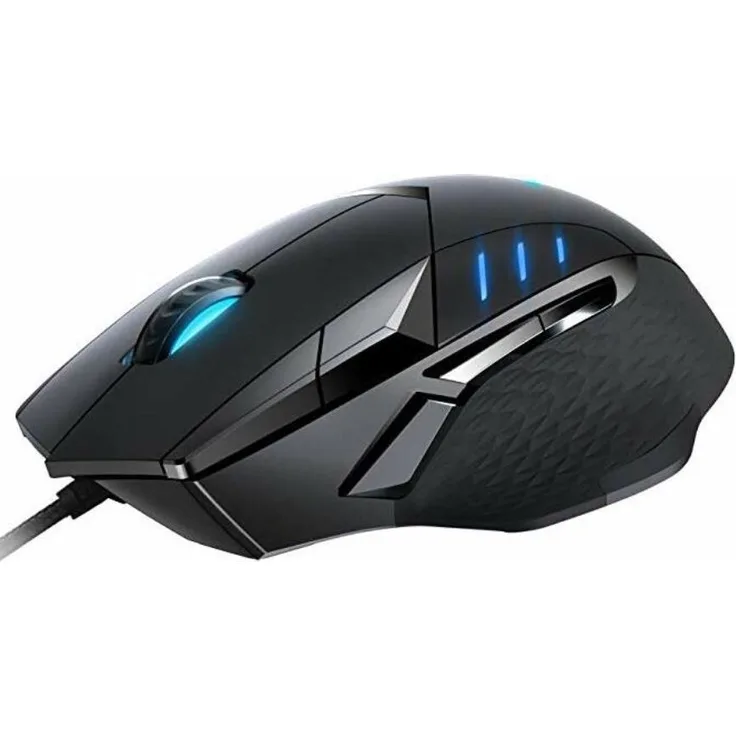 Rapoo VPRO VT300 optische IR Gaming-Maus, programmierbare Tasten, einstellbarer DPI Sensor, LED-Multi-Color, schwarz