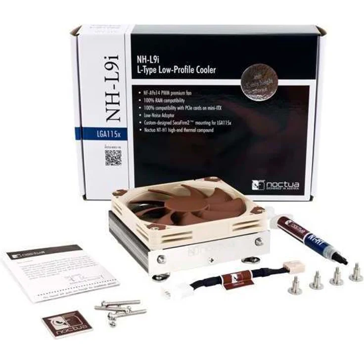Noctua NH-L9i - Prozessorkühler - (LGA1156 Socket, LGA1155 Socket, LGA1150 Socket) - Aluminium mit nickelbeschichteter Kupferbasis - 92 mm (NH-L9i) - Preisvergleich – Bild 3