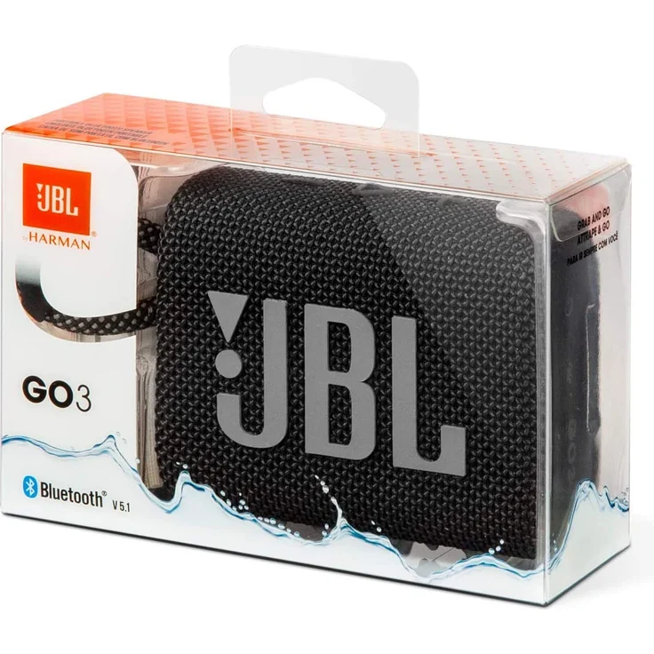 JBL GO 3 Tragbarer wasserdichter Bluetooth-Lautsprecher schwarz Bluetooth-Lautsprecher, wasserdicht, schwarz – Bild 15