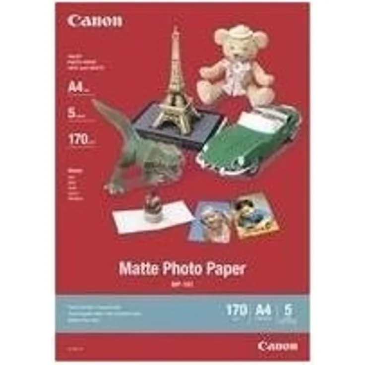 Canon MP-101 - Mattes Photopapier - A4 (210 x 297 mm) - 170 g/m2 - 5 Blatt (7981A042)