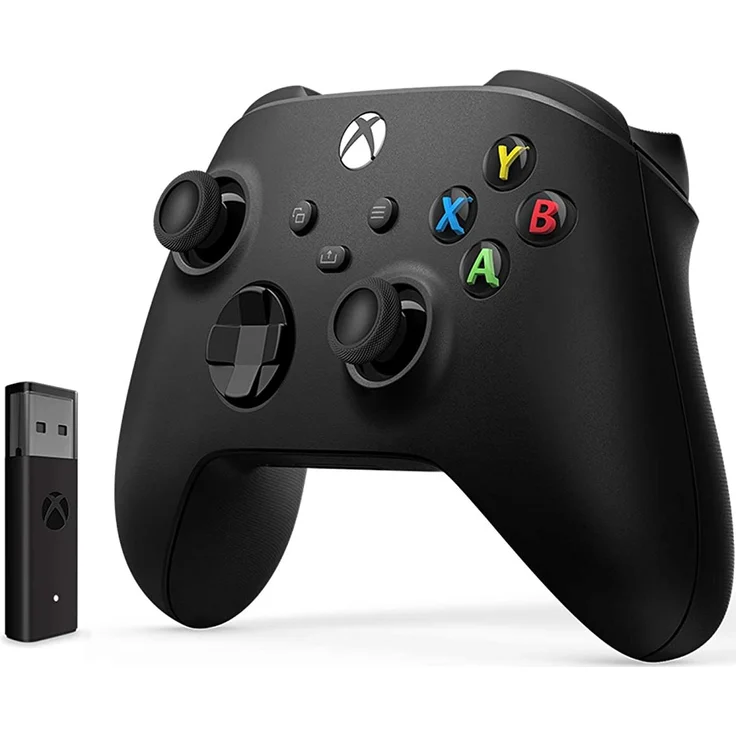 Microsoft Xbox One S Wireless Controller inkl. Adapter Schwarz (1VA-00002) (PC) – Bild 2