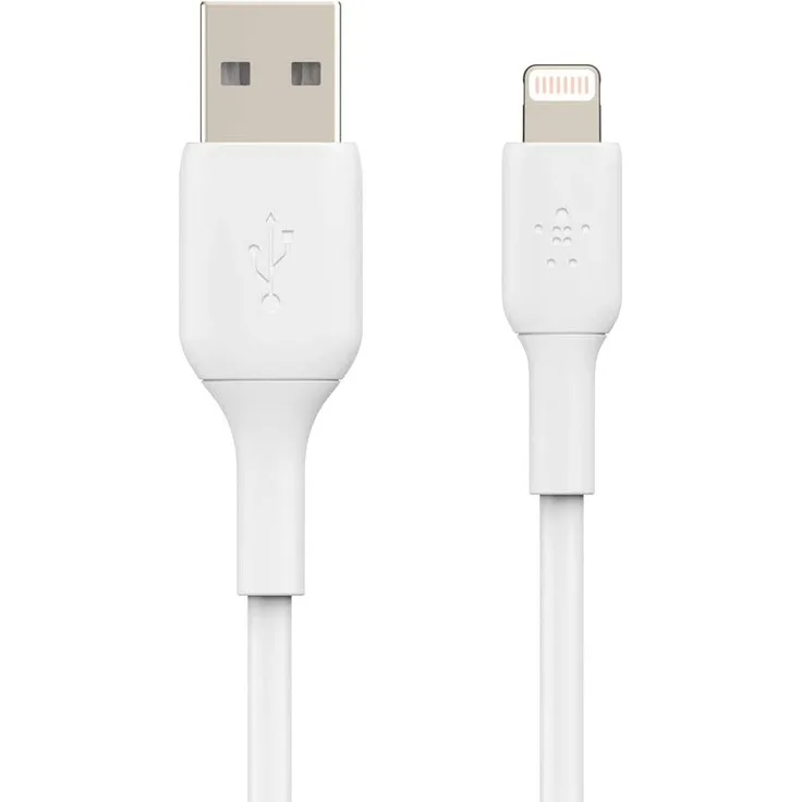 Belkin Lightning Lade/Sync Kabel PVC, 3 m, weiß