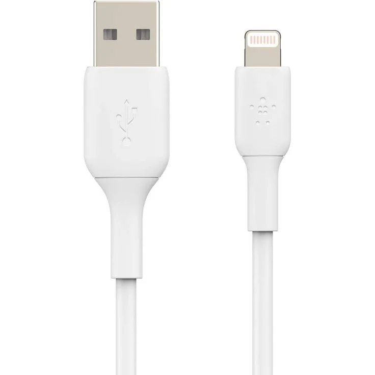 Belkin Lightning Lade/Sync Kabel PVC, 3 m, weiß