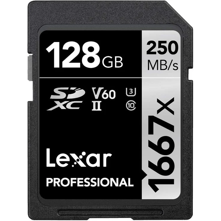 Lexar Professional SDXC UHS-II/U3 Karte 128GB – Bild 1
