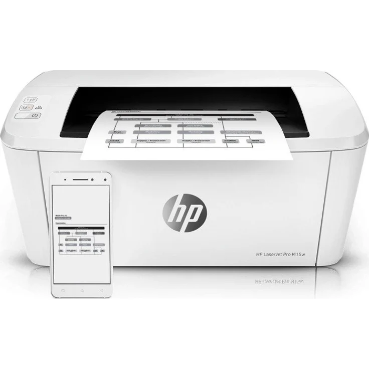 HP LaserJet Pro M15w - Laserdrucker, Mono, Auflösung: 600 x 600 dpi, Druckgeschwindigkeit (S/W): 18 S/min, Papierzufuhr: 150 Blatt (W2G51A) - Preisvergleich – Bild 2