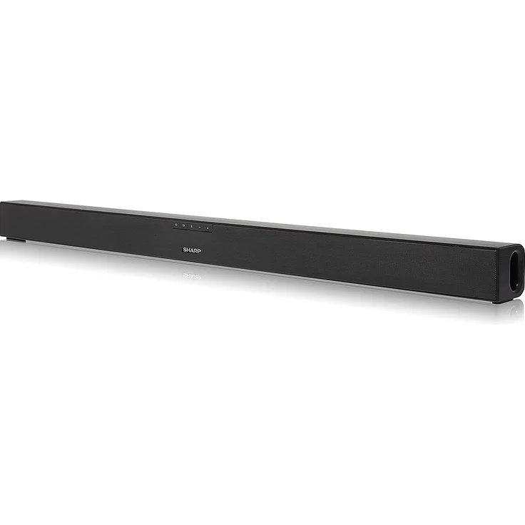 Sharp HT-SB140 MT 2.0 Soundbar ohne Subwoofer, kabellos/kabelgebunden, geeignet für TV, schwarz (2018) – Bild 2
