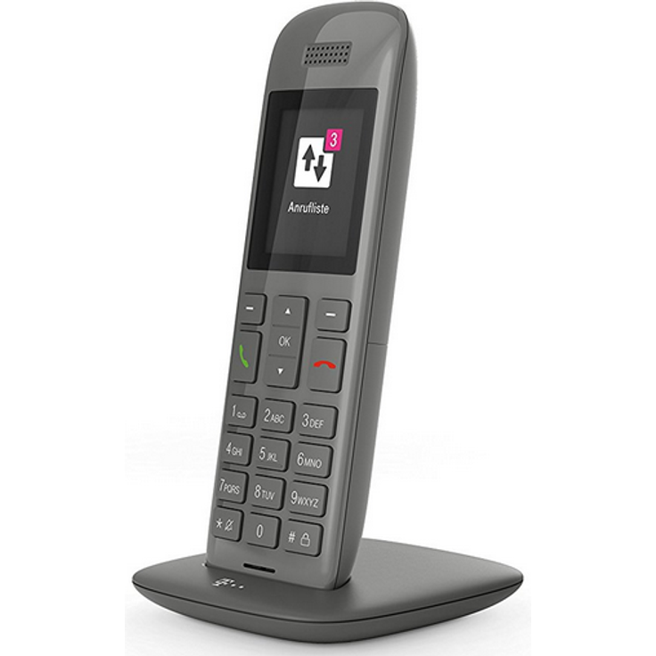 Telekom Speedphone 11 mit Basis und AB VoIP-Telefon grafit mit Basis und AB