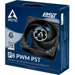 ARCTIC P8 PWM PST Lüfter, schwarz - 80mm