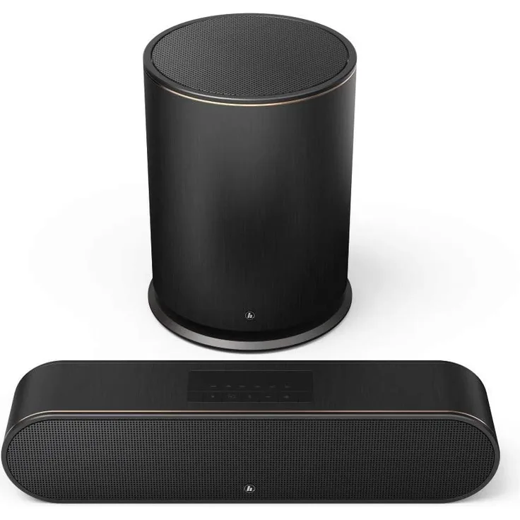 Hama SIRIUM3800ABT 2.1 Soundbar mit Subwoofer, kabellos/kabelgebunden, geeignet für TV, schwarz (2017)