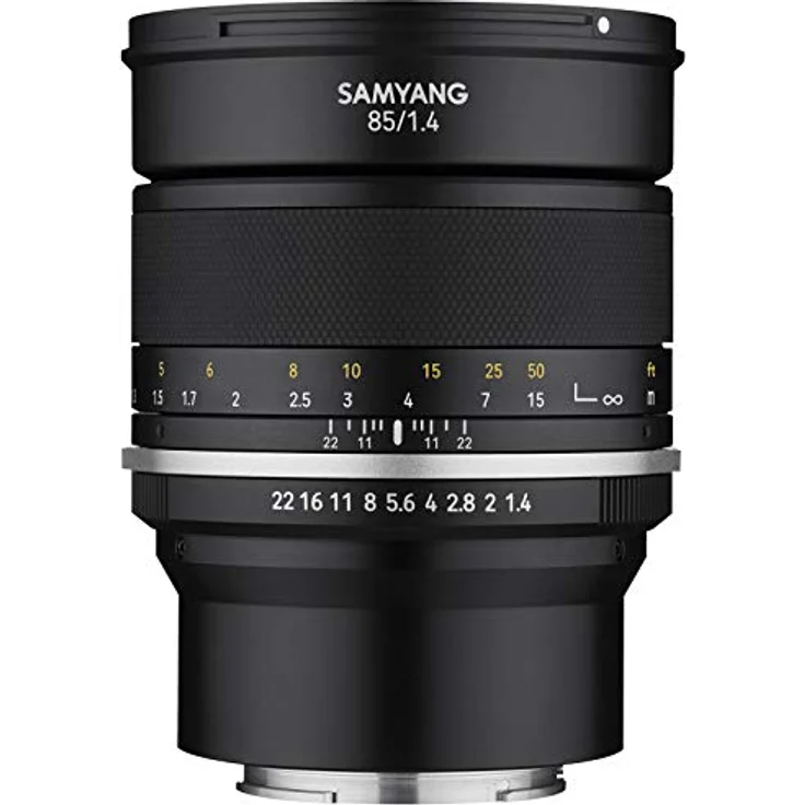 Samyang MF 85mm F1,4 MK2 Fuji X ? Porträt Objektiv manueller Fokus für Vollformat und APS-C Festbrennweite Fuji X Mount, 2. Generation für Fujifilm X-T1, X-T3, X-H1, X-T30, X-Pro3, X-T200, X-T4 – Bild 1