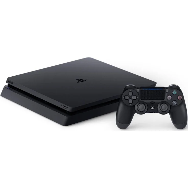 Sony PlayStation 4 Slim Jet Black 1TB Bundle inkl. Star Wars Battlefront II + 2. Controller – Bild 2