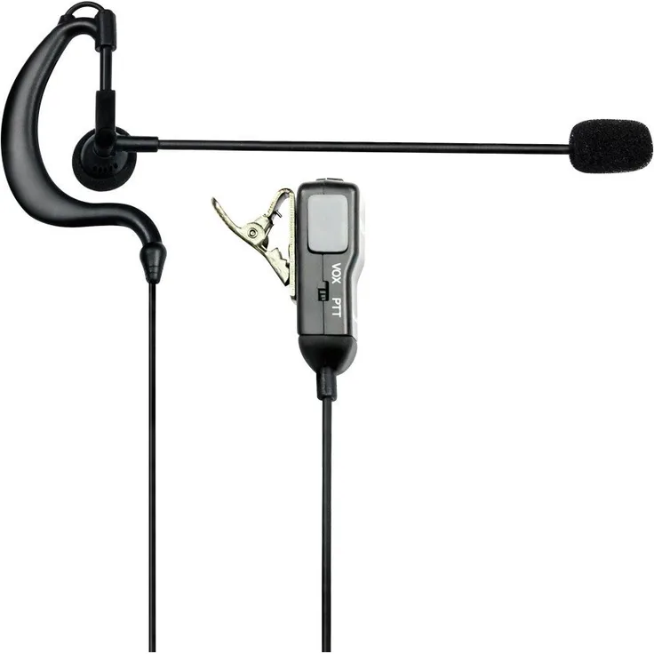 Midland MA30-L Headset mit Ohrpassstück PTT für Funkgeräte