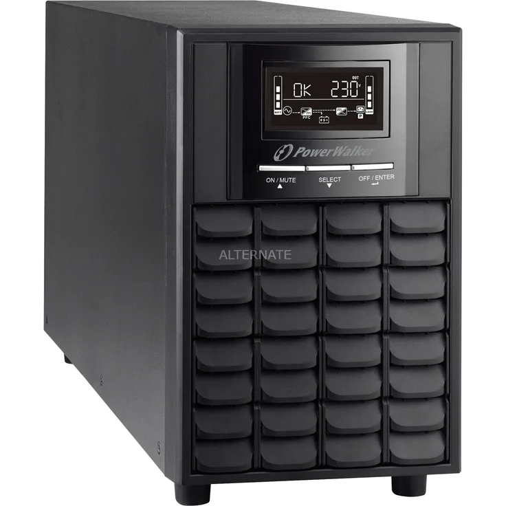 PowerWalker VI 2000 CW IEC UPS 2000VA-1400W Line Interact, 10121104 (UPS 2000VA-1400W Line Interact Pure Sine Wave, HID Driver, Intelligent Slot)