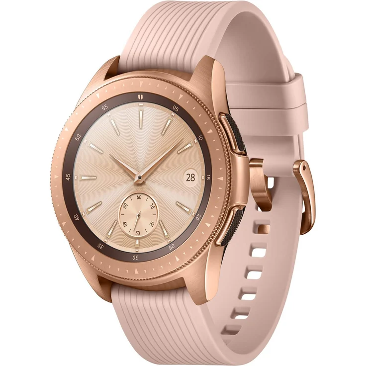 Samsung Galaxy Watch Smartwatch GPS, Damen, 42mm, Edelstahlgehäuse, Roségold – Bild 3
