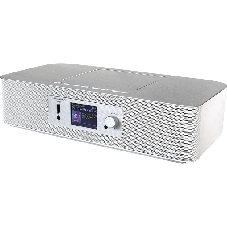 Soundmaster ICD2020WE CD-Radio mit Bluetooth, WLAN, TFT-Display, weiß – Bild 1