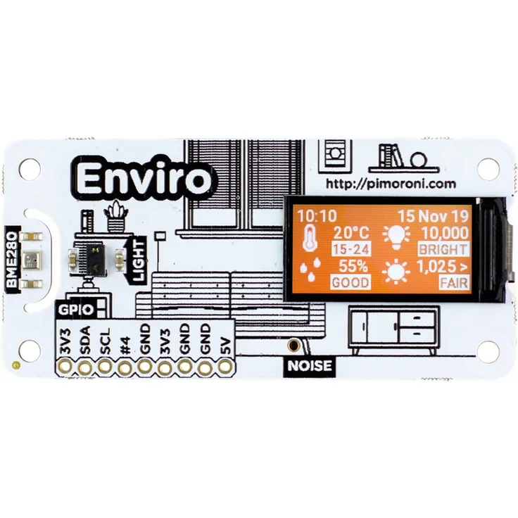Enviro pHAT für Raspberry Pi