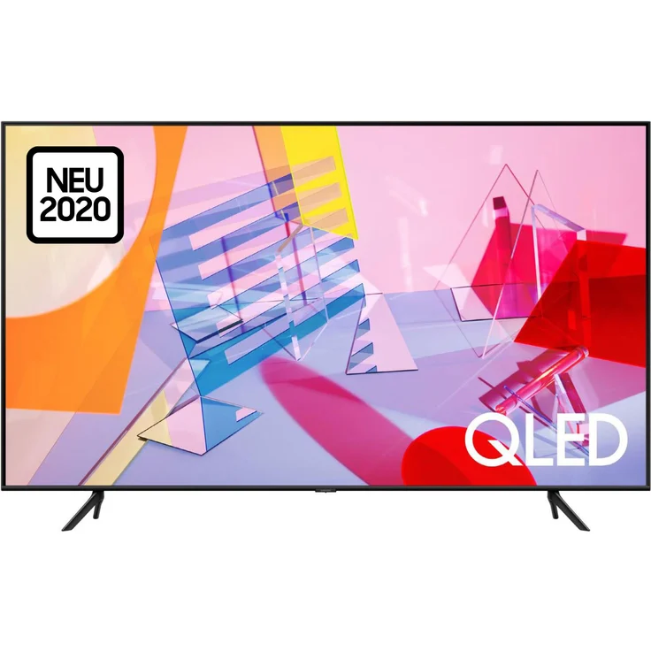 Samsung QE50Q60T 125 cm (50 Zoll) QLED Smart TV (Ultra HD, HDR) HD-Triple-Tuner (Sat, Antenne, Kabel) Modelljahr 2020 Energieklasse G (EU-Modell) – Bild 1