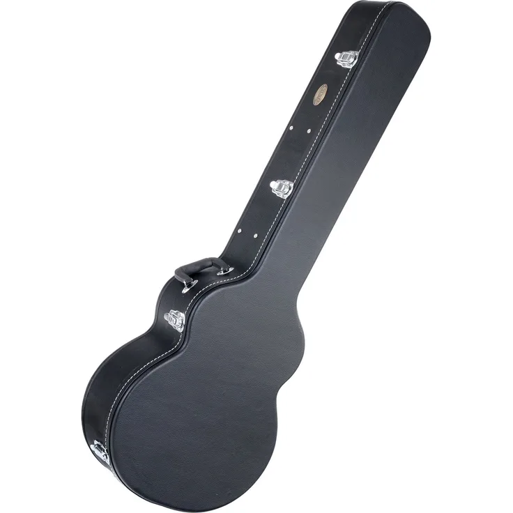 Rocktile 4-4 Basskoffer Jumbo Akustik Bass Style gepolstert Gigbag Schwarz