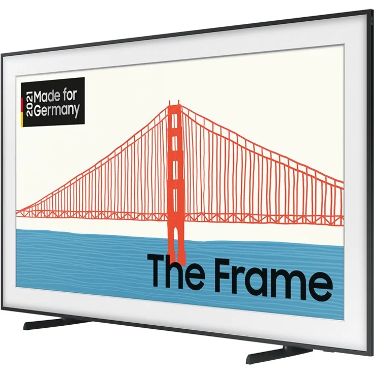 Samsung GQ65LS03AAU The Frame (2021) 163 cm (65 Zoll) QLED Smart TV (Ultra HD, HDR, Edge LED) HD-Triple-Tuner (Sat, Antenne, Kabel) Modelljahr 2021 Energieklasse G (DE-Modell) – Bild 2