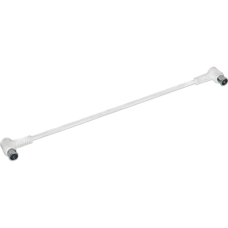 Axing SAK04102 F-Quickfix Patchkabel 40 cm Koaxialkabel mit F-Winkelstecker weiß