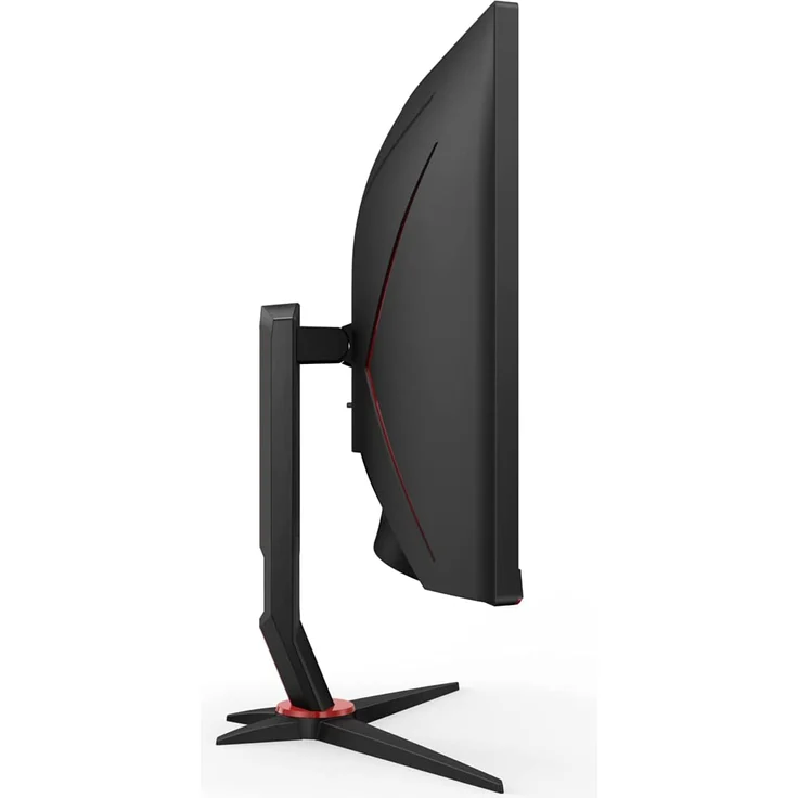 AOC Gaming CU34G2 86 cm (34 Zoll) Curved Monitor (QHD, HDMI, DisplayPort, Free-Sync, 1ms Reaktionszeit, 100 Hz, 3440x1440) schwarz-rot – Bild 2