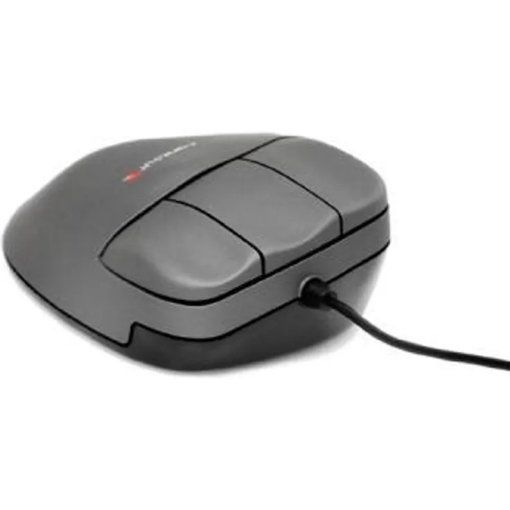 Contour Maus für Mac und PC (Links, 1200dpi, USB) Größe L grau-metallic