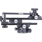 Rollei Panoramakopf 200 Mark II - 360 Grad Panoramakopf mit Transportkoffer zur sicheren Befestigung, Tragkraft bis zu 3 kg, Acra Swiss kompatibel - Schwarz