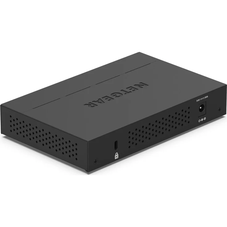Netgear GS305PP 5 Port Gigabit Ethernet LAN PoE Switch (mit 4x PoE+ 83W, Plug-and-Play, für Desktop, robustes und lüfterloses Metallgehäuse) – Bild 1