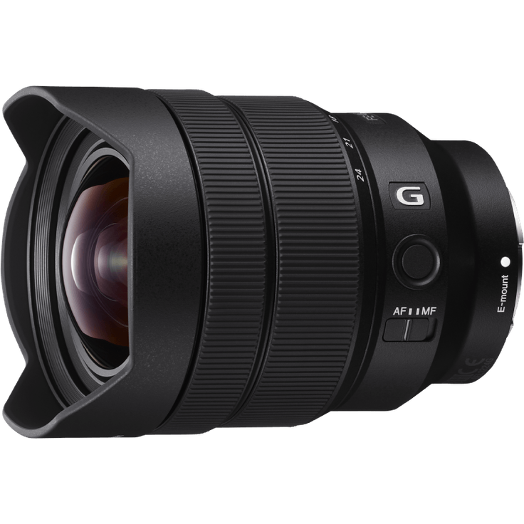 Sony SEL-1224G G Ultra-Weitwinkel-Zoom Objektiv (12-24 mm, F4, OSS, Vollformat, geeignet für A7, A6000, A5100, A5000 und Nex Serien, E-Mount) schwarz