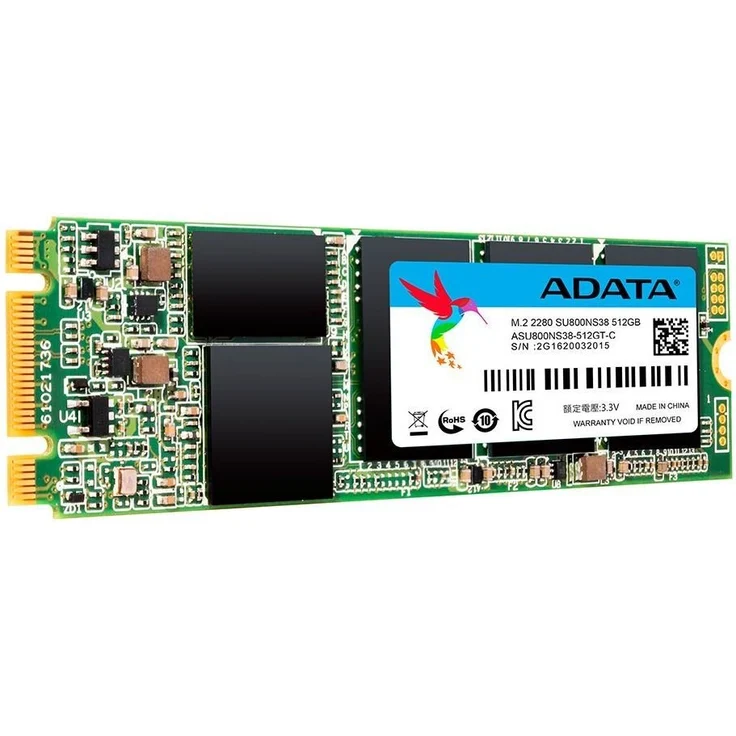 ADATA Ultimate SU800 - Solid-State-Disk - 512 GB - intern - M.2 2280 - SATA 6Gb/s – Bild 2