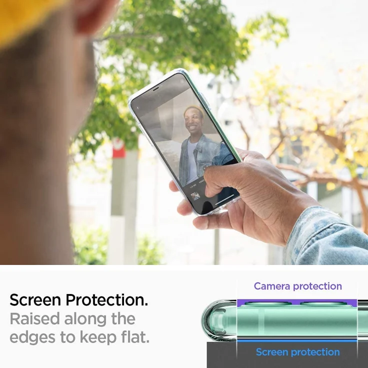 Spigen Liquid Crystal Hülle, geeignet für Apple iPhone 11, Crystal Clear, Handy-Schutzhülle, transparent (076CS27179) – Bild 3