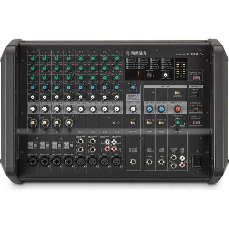 Yamaha EMX 5 Powermixer 2x 630W 4 Ohm