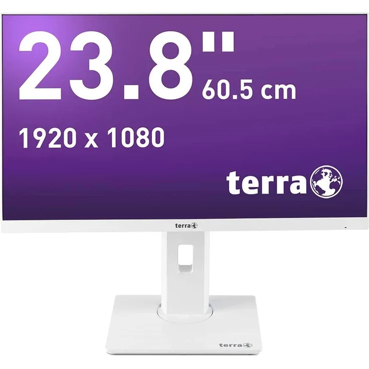 Wortmann Terra LED 2463W PV weiß - 23,8 Zoll, Full HD (1920 x 1080), IPS-Panel, 60Hz, 5ms, 250cd/m²