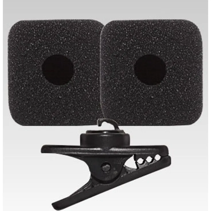 Shure RK377 Ersatzteil mit Clip + 2x Windschutz aus Schaum für PGA31