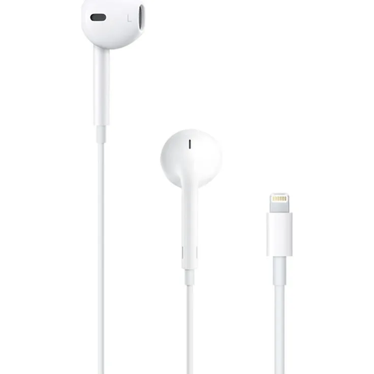 Apple EarPods mit Lightning Connector In-Ear Kopfhörer mit Mikrofon, geeignet für iPhone, weiß