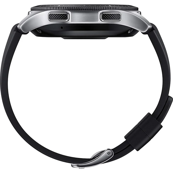 Samsung Galaxy Watch Smartwatch GPS, Unisex, 46mm, Edelstahlgehäuse, Silber – Bild 4