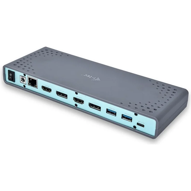 i-tec USB-C/A 4K Dual Display Docking Station HDMI/DP/6xUSB/Audio – Bild 2