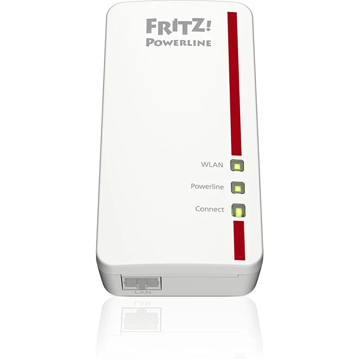 AVM Fritz Powerline 1260E-1220E WLAN Set (WLAN-Access Point, ideal für Media-Streaming oder NAS-Anbindungen, 1200 MBit-s, deutschsprachige Version) weiß – Bild 2