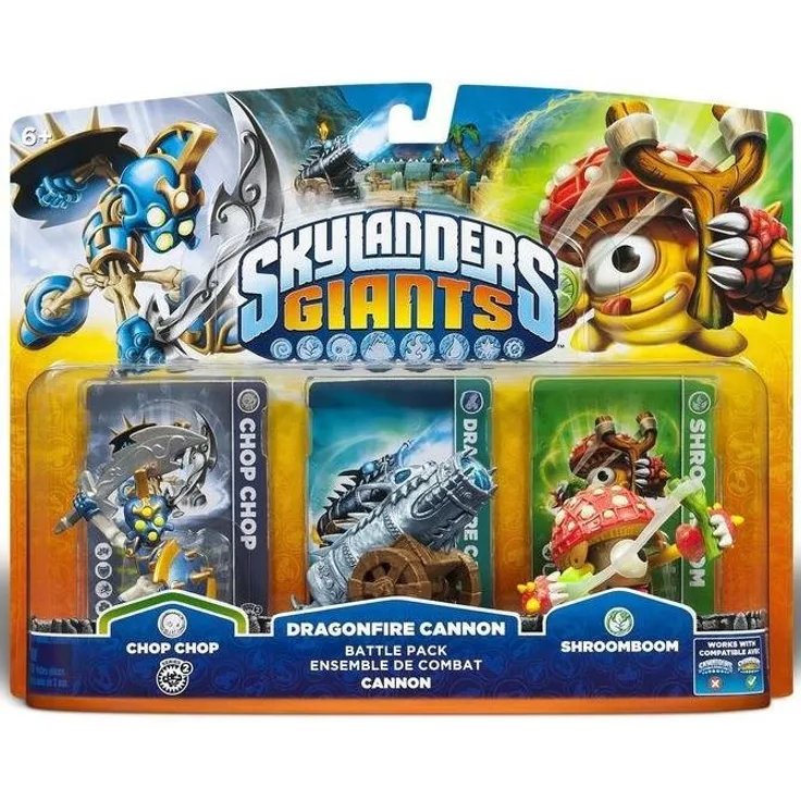 Skylanders: Giants - Battle Pack (Dragonfire Cannon, Chop Chop, Shroomboom)