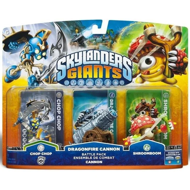 Skylanders: Giants - Battle Pack (Dragonfire Cannon, Chop Chop, Shroomboom) – Bild 1