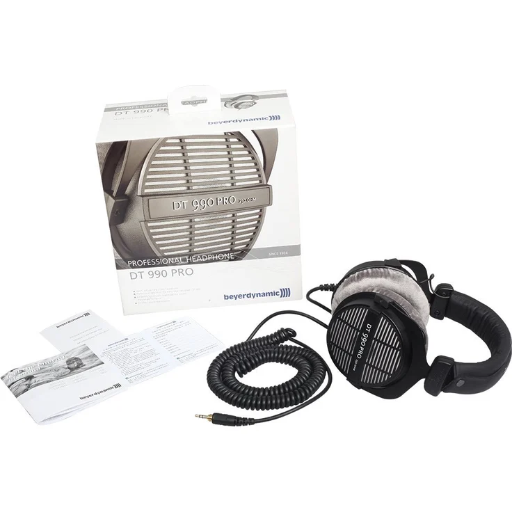 beyerdynamic DT 990 PRO einseitig kabelgebundener Over-Ear-Studiokopfhörer für Mixing, Mastering und Editing mit 250 Ohm – Bild 5