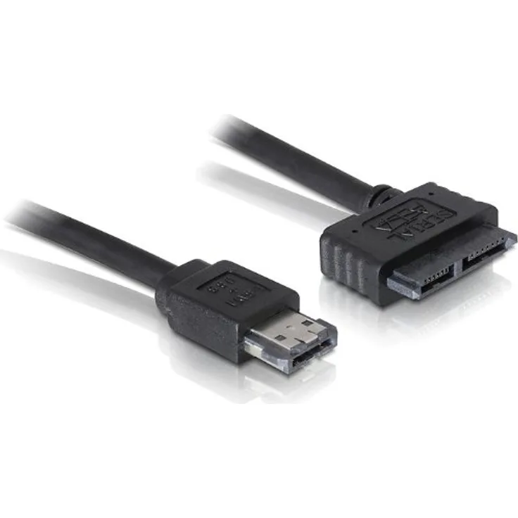 DeLOCK Power Over eSATA cable - Power Over eSATA-Kabel - Slimline SATA 13-polig - 11-polig USB/eSATA - 1 m (84414)