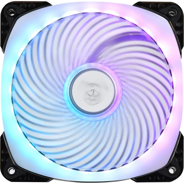 SilverStone - Gehäuselüfter - 120 mm - Schwarz, durchsichtig