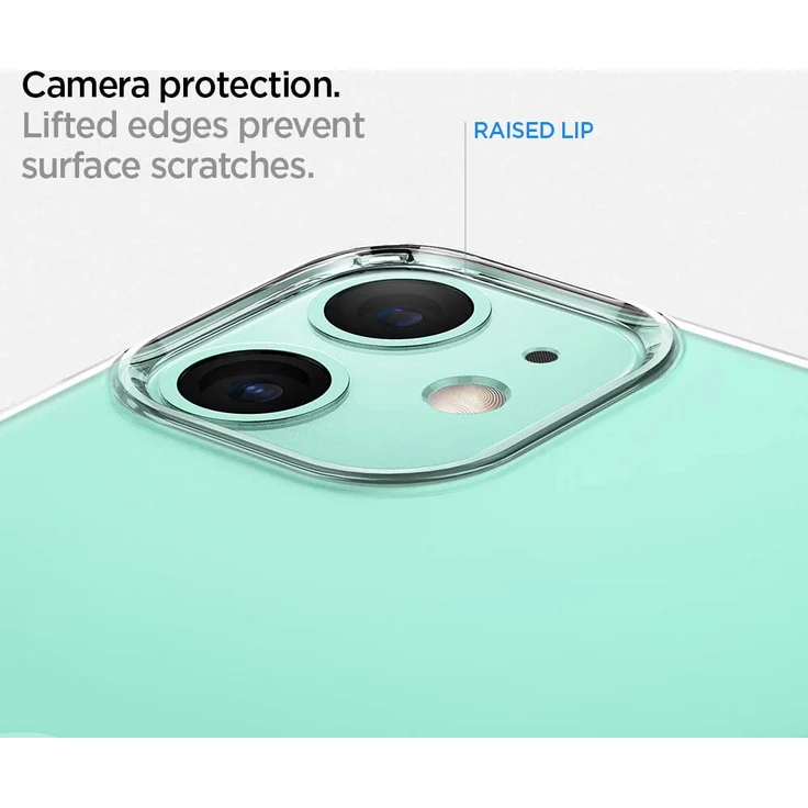 Spigen Liquid Crystal Hülle, geeignet für Apple iPhone 11, Crystal Clear, Handy-Schutzhülle, transparent (076CS27179) – Bild 5